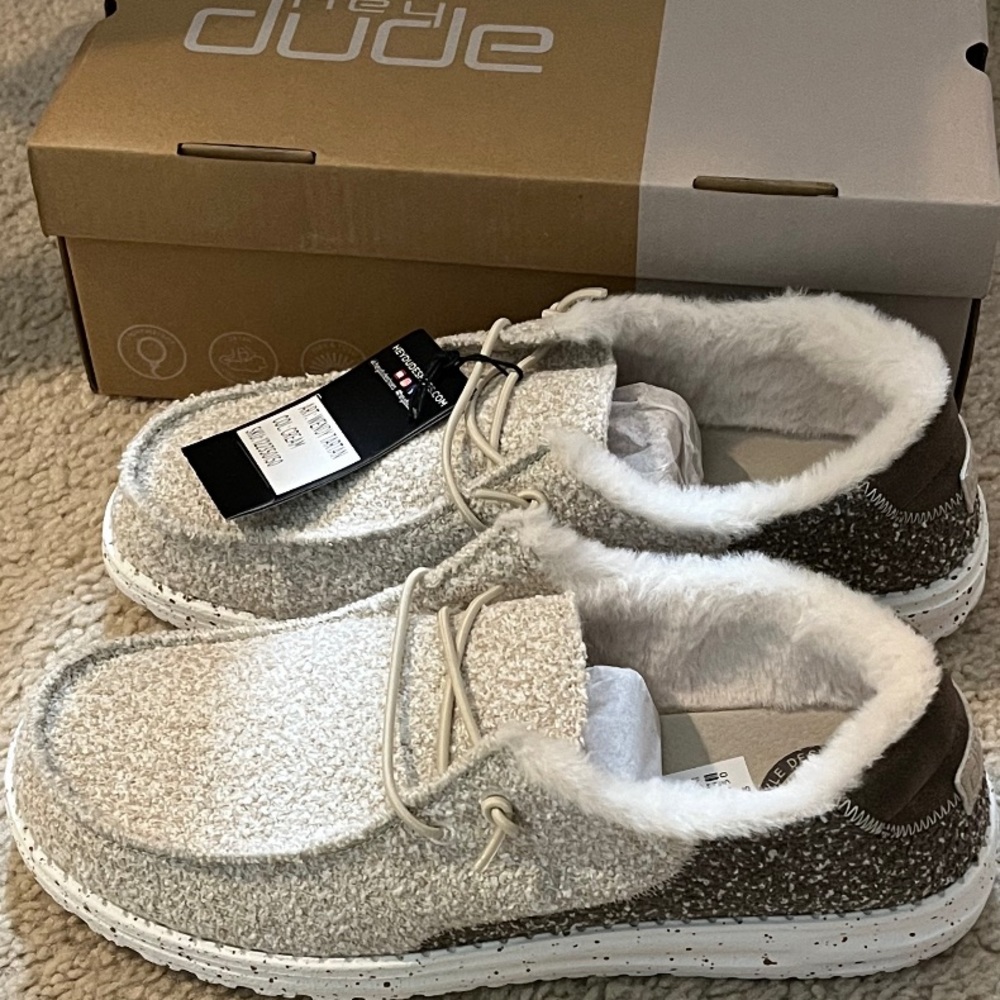 Hey Dude Shoes Wendy Tartan Cream Buckle Exclusive